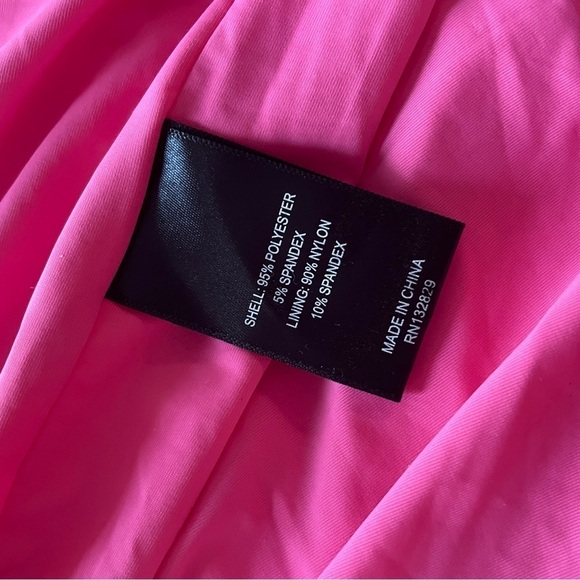 NEW! Michael Costello x REVOLVE- Sofie Gown One Shoulder Pink Maxi Dress Size XS - Picture 15 of 15